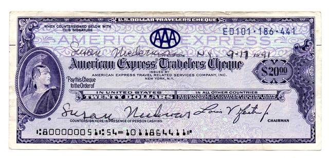 american express cheque